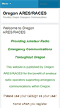 Mobile Screenshot of oregonaresraces.org